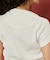 変形ワッフル 半袖ヘンリーネック Tシャツ
