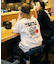 牛カツ京都勝牛×FREAK'S STORE 別注 ビッグシルエット バックプリント Tシャツ / JAPAN ART 【限定展開】