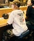 牛カツ京都勝牛×FREAK'S STORE 別注 ビッグシルエット バックプリント Tシャツ / JAPAN ART 【限定展開】