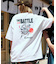 牛カツ京都勝牛×FREAK'S STORE 別注 ビッグシルエット バックプリント Tシャツ / JAPAN ART 【限定展開】