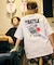 牛カツ京都勝牛×FREAK'S STORE 別注 ビッグシルエット バックプリント Tシャツ / JAPAN ART 【限定展開】