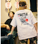 牛カツ京都勝牛×FREAK'S STORE 別注 ビッグシルエット バックプリント Tシャツ / JAPAN ART 【限定展開】