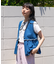 ペプラムギャザーベスト＜セットアップ対応＞