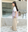【セットアイテム】チュールキャミソール Tシャツセット