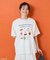 miffy フードプリントTシャツ