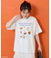 miffy フードプリントTシャツ