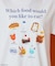 miffy フードプリントTシャツ
