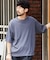 SUPER ICE クルーネック ニットTシャツ 【接触冷感】