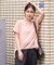 フレンチスリーブ シアーTシャツ ブラウス