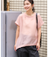 フレンチスリーブ シアーTシャツ ブラウス