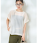 フレンチスリーブ シアーTシャツ ブラウス