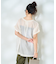 フレンチスリーブ シアーTシャツ ブラウス