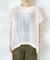 フレンチスリーブ シアーTシャツ ブラウス