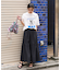 <接触冷感> SUMMERCOOL ティアードスカート