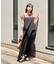 <接触冷感>SUMMERCOOL バックリボン キャミソールワンピース