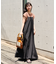 <接触冷感>SUMMERCOOL バックリボン キャミソールワンピース