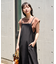<接触冷感>SUMMERCOOL バックリボン キャミソールワンピース