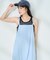 <接触冷感>SUMMERCOOL バックリボン キャミソールワンピース