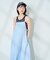 <接触冷感>SUMMERCOOL バックリボン キャミソールワンピース