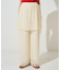 ラップスカート レイヤード レース パンツ【限定展開】