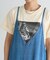 サマー Vネック デニムサロペット