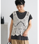 【セットアイテム】レースベスト Tシャツセット