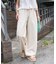 ＜新色追加＞＜低身長サイズあり＞ウォッシュ加工 イージーデニムパンツ