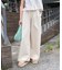 ＜新色追加＞＜低身長サイズあり＞ウォッシュ加工 イージーデニムパンツ
