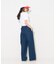 ＜新色追加＞＜低身長サイズあり＞ウォッシュ加工 イージーデニムパンツ