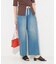 ＜新色追加＞＜低身長サイズあり＞ウォッシュ加工 イージーデニムパンツ