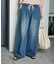 ＜新色追加＞＜低身長サイズあり＞ウォッシュ加工 イージーデニムパンツ