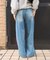 ＜新色追加＞＜低身長サイズあり＞ウォッシュ加工 イージーデニムパンツ