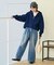 ＜新色追加＞＜低身長サイズあり＞ウォッシュ加工 イージーデニムパンツ