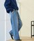 ＜新色追加＞＜低身長サイズあり＞ウォッシュ加工 イージーデニムパンツ