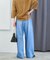 ＜低身長サイズあり＞ウォッシュ加工 イージーデニムパンツ　限定展開カラーあり