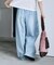 ＜低身長サイズあり＞ウォッシュ加工 イージーデニムパンツ　限定展開カラーあり