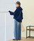 ＜低身長サイズあり＞ウォッシュ加工 イージーデニムパンツ　限定展開カラーあり