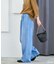 ＜新色追加＞＜低身長サイズあり＞ウォッシュ加工 イージーデニムパンツ