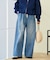 ＜低身長サイズあり＞ウォッシュ加工 イージーデニムパンツ　限定展開カラーあり