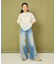 メッシュ フラワー Tシャツ