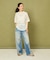 メッシュ フラワー Tシャツ
