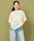 メッシュ フラワー Tシャツ