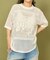 メッシュ フラワー Tシャツ