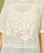 メッシュ フラワー Tシャツ