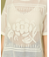 メッシュ フラワー Tシャツ