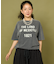 フロッキー プリント ビッグTシャツ