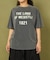 フロッキー プリント ビッグTシャツ