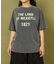 フロッキー プリント ビッグTシャツ