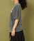 フロッキー プリント ビッグTシャツ