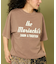 フロッキー プリント ビッグTシャツ